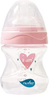 Nuvita Mimic Cool Anti Colic Baby Bottles, 150 ml, Pink