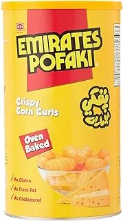 Mr Krisps Emirates Pofaki Cheese Crispy Corn Curls Can, 80 gm