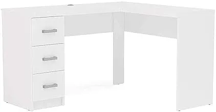 Politorno 1184 Multiuse Wooden Desk, White