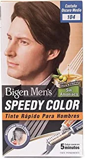 Bigen Men's Speedy No Ammonia Hair Color - Natural Brown 104