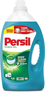 Persil Power Gel Liquid Laundry Detergent, 4.8 L