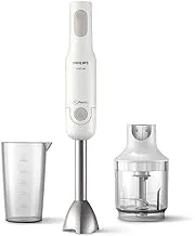 PHILIPS 650W With Metal Bar, Promix, 0.5L, Compact Chopper, White, 3-Pin Hr2535/01.