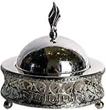 Soleter tamer bowl with cover | high quality steel | strongly recommended by experts | silver