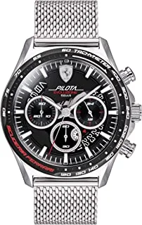Scuderia Ferrari Pilota Evo Men's Black Dial Watch