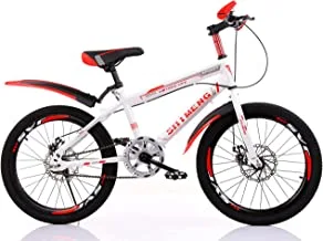 YFNIAO دراجة جبلية بفرامل قرصية للشباب للجنسين مقاس 18 بوصة ، أحمر ، مقاس L