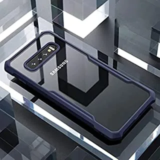 جراب XUNDD لهاتف Samsung Galaxy S10 مقاس 6.1 بوصة تم اختبار السقوط من الدرجة العسكرية للألعاب ، وسادة هوائية مقاومة للصدمات ، واقي من الصدمات ، ظهر نحيف بإطار من مادة البولي يوريثين الحراري الناعم - أزرق