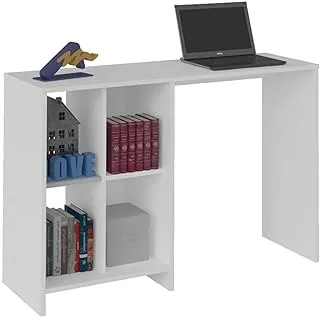 Artely Matrix Desk With Niches, White, W 110 Cm X D 35 Cm X H 72.5 Cm