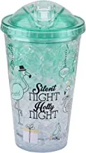 Shallow Frosty Mug 450ml, Silent Night, Green