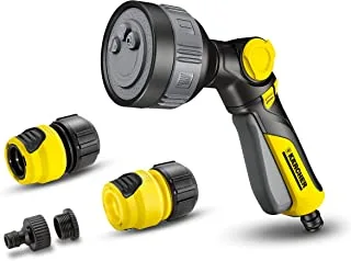 Karcher - Multifunction Srpay Gun Set, Spray Gun with 2 universal connectors (one with aqua-stop) and tap adaptor with reducer.