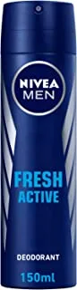 NIVEA MEN Antiperspirant Spray for Men, Active Fresh Scent, 150ml