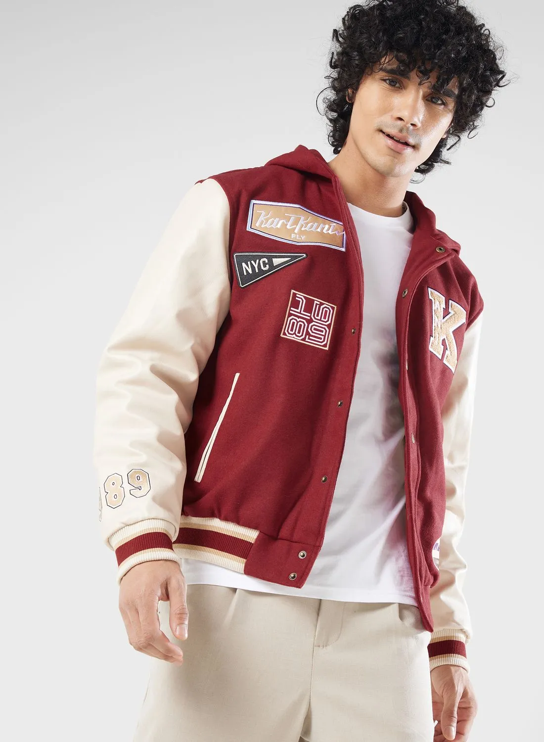 Karl Kani Retro Patch Block College Jacket