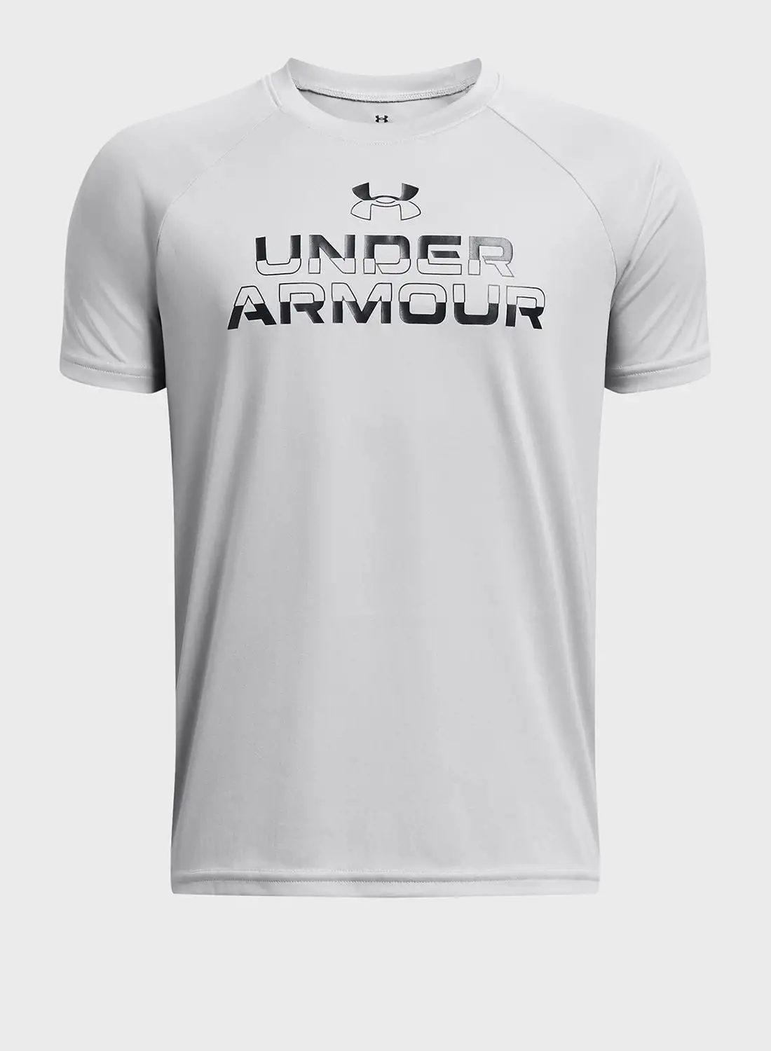 تي شيرت Tech Split Wordmark للأولاد من Under ARMOR