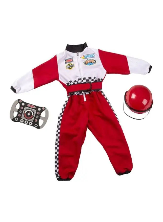 Melissa & Doug Race Car Driver Role Play Costume Set 17.5x24x2inch