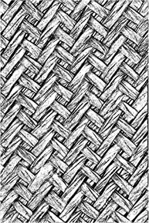 Sizzix 3D Texture Fades Embossing Folder 664759 Intertwine by Tim Holtz One Size, Multicolor