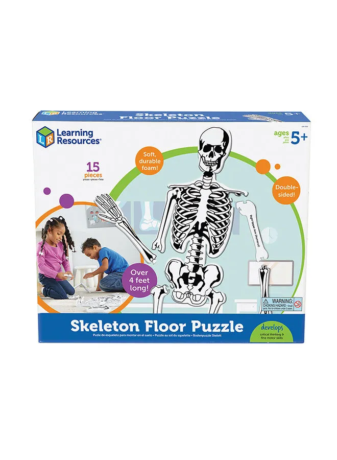 Learning Resources 15 Piece Skeleton Foam Floor Puzzle 41.3x37.5x8.9cm