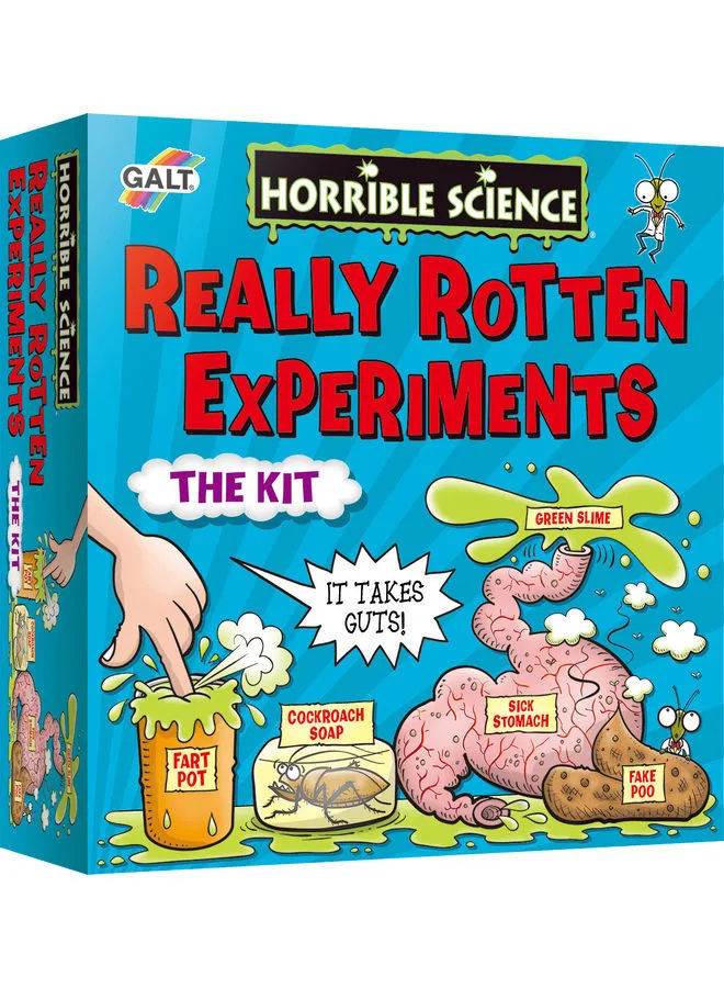 ألعاب Galt Toys Horrible Science Really Rotten Experiments التعليمية 26 × 7.5 × 27 سم