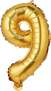Hema Gold Foil Balloon, Number 9, 30cm