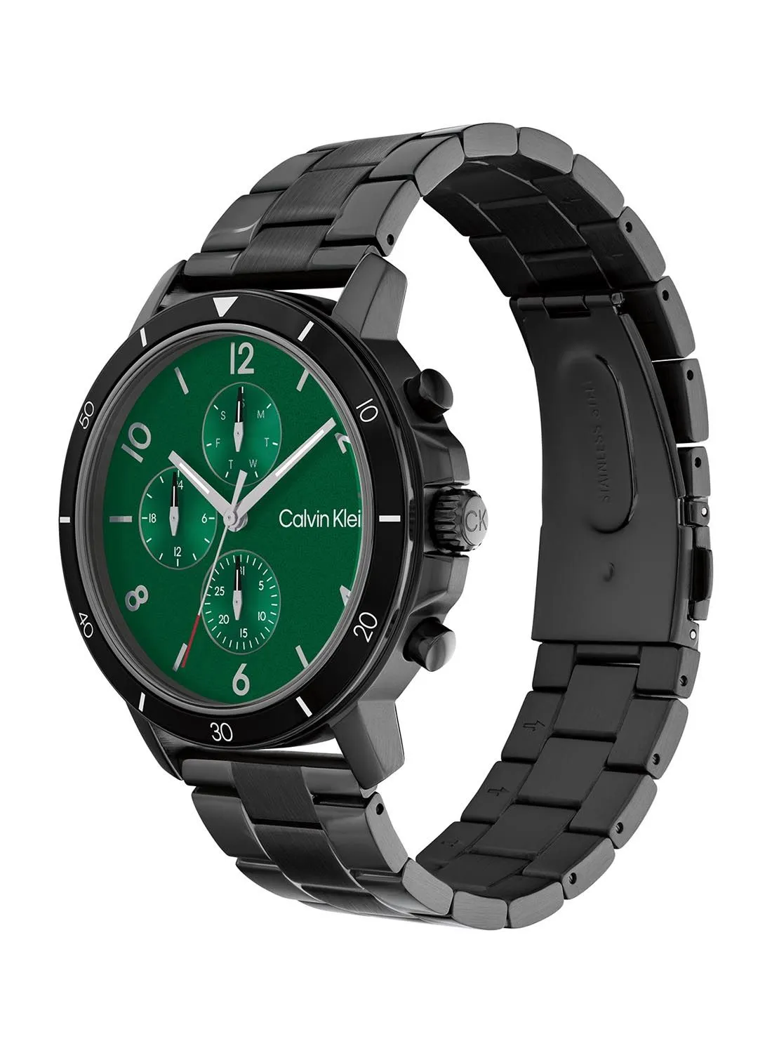 CALVIN KLEIN Analog Round Waterproof  Wrist Watch With Stainless Steel 25200069