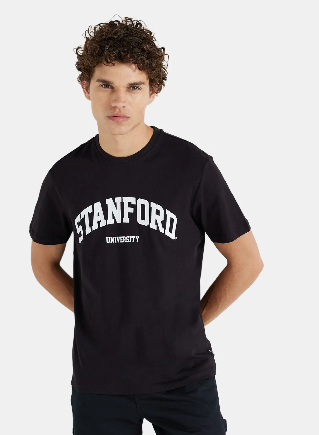 Only & Sons Stanford University Crew Neck T-Shirt