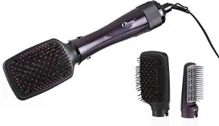 Okema Ceramic Satin Hair Brush, Corded Electric, 2119, Purple, 1200 W