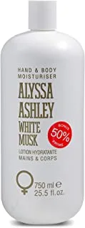 Alyssa Ashley White Musk Hand & Body Moisturizer 7 750 ml, Pack of 1