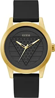 GUESS Men Analogue Quartz Watch with Silicone Strap GW0200G1