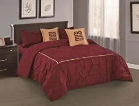 HOURS Medium Filling Comforter 4 Piece Set Single Size Lana-001B Multicolor