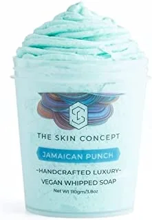 The Skin Concept Hand Crafted Vegan Whipped Soap - Jamaican Punch, 110g