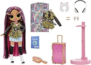 L.O.L. Surprise! OMG World Travel City Babe Fashion Doll with 15 Surprises Including Outfit, Shoes, Travel Accessories, & More