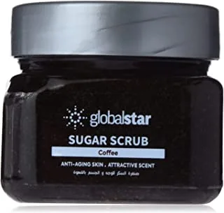 Global Star Coffee Sugar Scrub 300 g, Brown