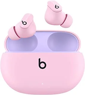 Beats Studio Buds True Wireless Noise Cancelling Earphones – Active Noise Cancelling, Sweat Resistant Earbuds Compatible With Apple & Android, Class 1 Bluetooth, Sunset Pink, One Size