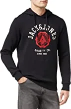 Jack & Jones Men's Logo Hood Sweatshirt