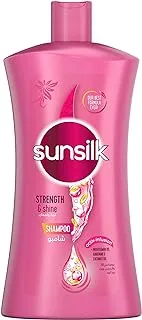 SUNSILK Shampoo, Hair Care For Weak & Dull Hair, Strength & Shine With Provitamin B5, Argenine & Coconut Oil, 1000ml