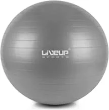 Liveup Anti Burst Gym Ball, 55 Cm Diameter, Blue