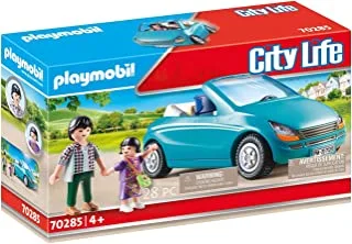 PLAYMOBIL Family with Car, Multicolor, 70285