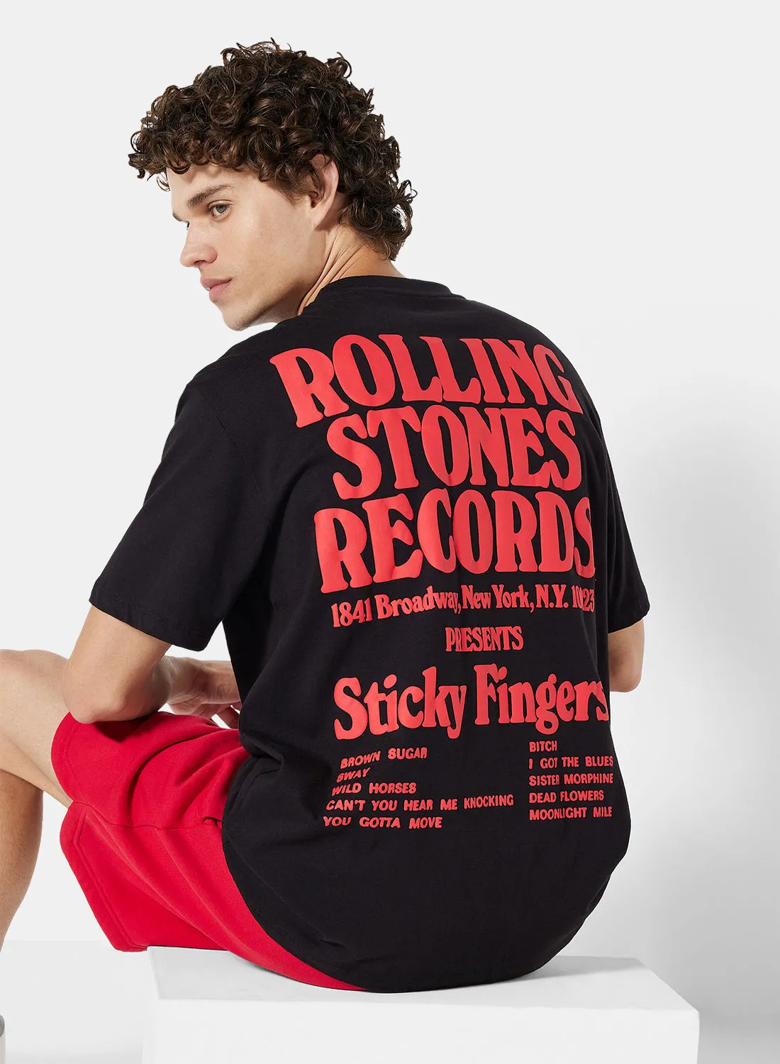 ONLY & SONS Rolling Stones Crew Neck T-Shirt