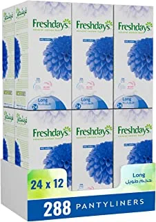 Freshdays Daily Liners Long 24 pads,288 Packs