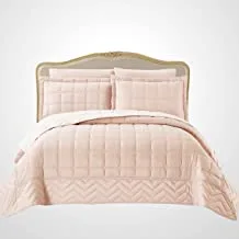 DONETELLA Quilt Set, Reversible Bedspread Coverlet Set, King Size Compressed Comforter Soft Bedding Cover with Matching Fitted Sheet, Pillow Shams and Pillow Cases
