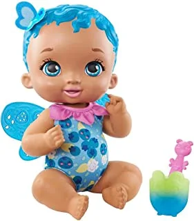 My Garden Baby™ Berry Hungry™ Baby Butterfly Doll (30-cm / 12-in), Blueberry-Scented with Color-Change Accessories