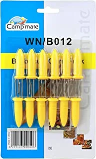 Campmate Bbq Corn Fork 12P/Set Wn/B012, Multicolor, Small