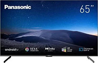 Panasonic 65 Inch TV 4K UHD HDR Smart Android TV Chromecast Built-in Shahid VIP DTS and Dolby Audio Slim Design - TH-65HX750 (2021 Model)