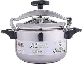 Al Saif Traditional Stainless Steel Pressure Cooker Silver 15 Liter, K96015