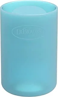Dr. Brown's Narrow 100% Silicone Baby Bottle Sleeve, Blue, 4oz