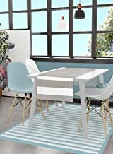 هوم تاون مفرش طاولة ، 33 × 120 سم ، رمادي