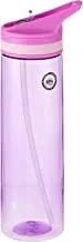 Water bottle sipper purple 0.8 l