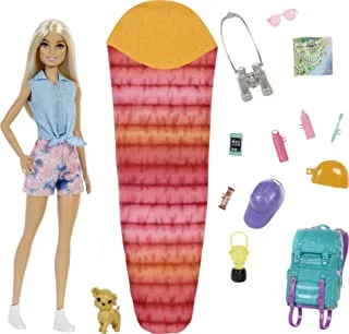 Barbie® Doll and Accessories, It Takes Two “Malibu” Camping Doll and 10+ Pieces
