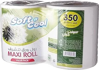 Soft N Cool Maxi Roll Twin Pack, 350 Meter, 2 Units