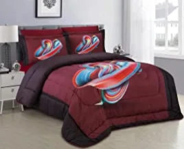HOURS Medium Filling Floral Comforter 6Piece Set By Hours King Size Multicolour Miriam-10