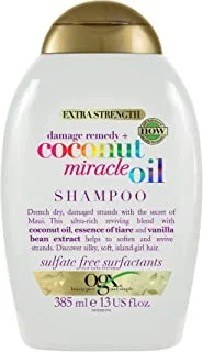 OGX, Shampoo, Damage Remedy+ Coconut Miracle Oil, New Gentle & PH Balanced Formula, 385ml