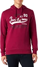 Jack & Jones Men's Logo Hood Sweatshirt